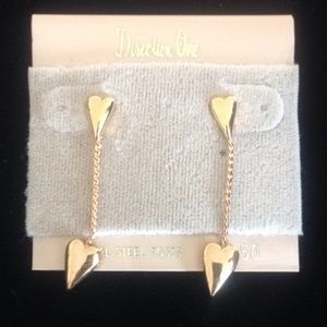 Gold tone pierced earrings ***3 for $10*** bundled